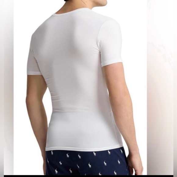 Polo Ralph Lauren Perfect Flex V-Neck Undershirt 2-Pack - Picture 2 of 10